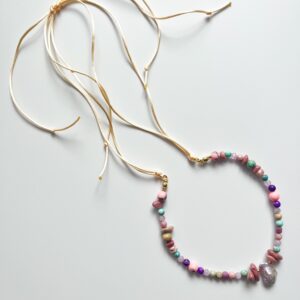 Cloud Dancer Pearl Cord Necklace