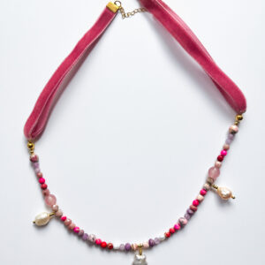 Valentine’s Day Ribbon Necklace I