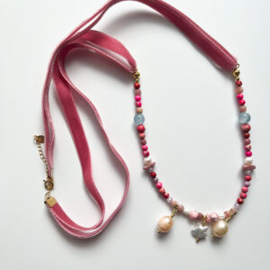 Valentine’s Day Ribbon Necklace II