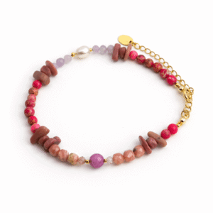 La Vie en Rose Pearl & Jasper Bracelet