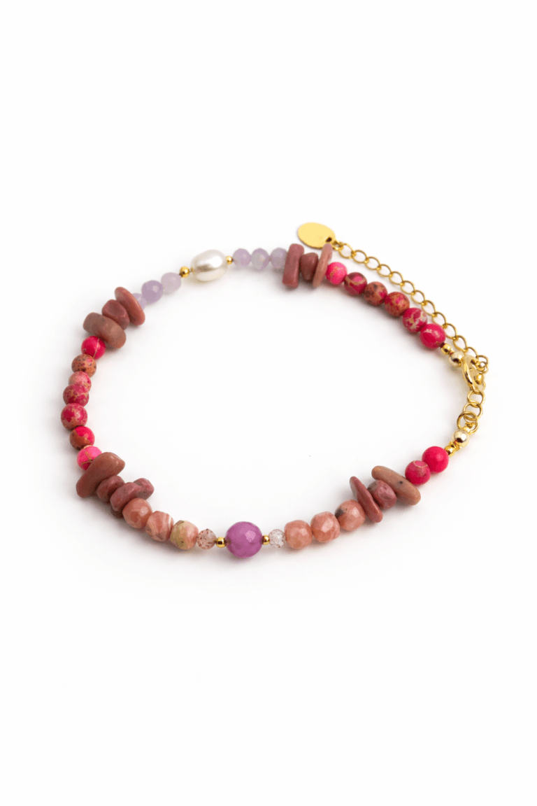 La Vie en Rose Pearl & Jasper Bracelet