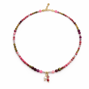 La Vie en Rose Pearl & Jasper Necklace