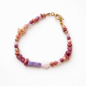 Spring, Here You Are Pearl & Tourmaline Bracelet