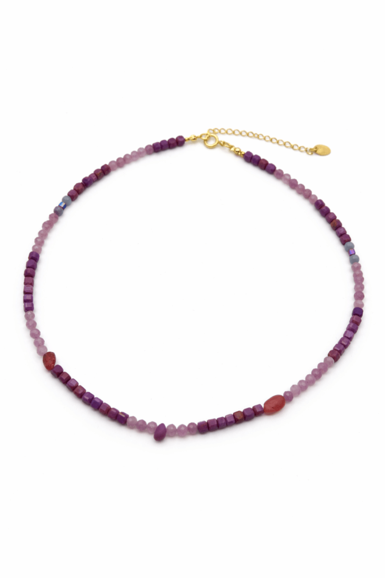 Spring, Here You Are Phosphosiderite & Jasper Necklace