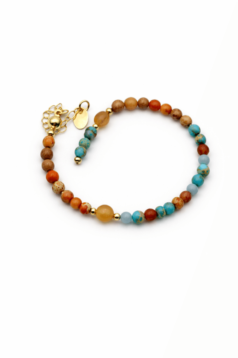 Dancing in September Jasper & Agate Bracelet