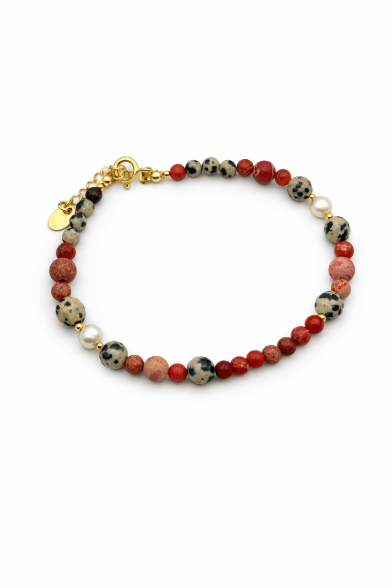 Boho and Chic Pearl & Jasper Bracelet