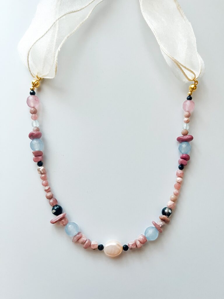 So Pearls, So Ribbon Necklace I