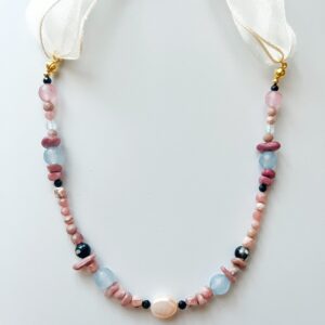 So Pearls, So Ribbon Necklace I