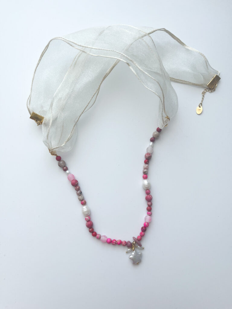Valentine’s Day Ribbon Necklace III