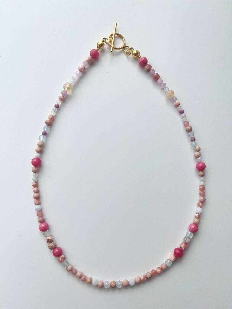 Everyday Citrine & Chalcedony Necklace