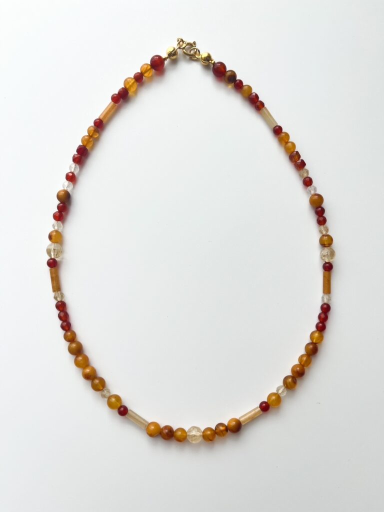 Everyday Citrine & Amber Necklace