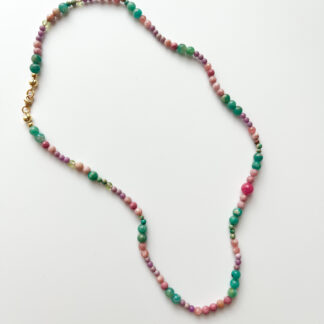 Green and Pink, together Necklace II