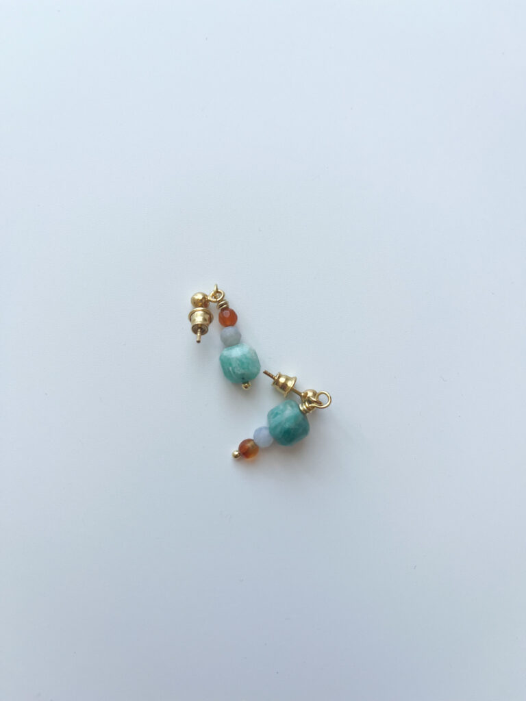 Bluebird jewellery arranged in the studio
